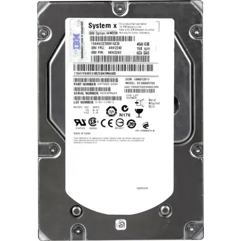 Interní pevný disk IBM 450GB SAS 15K 6G 3,5 RÁMEČEK 44W2240 44W2243