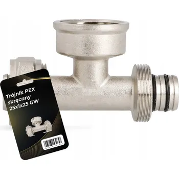 rozdělovač topení T-rozdělovač PEX ALUPEX kroucená pro vytápění 25x1''x25 VNITŘNÍ ZÁVIT