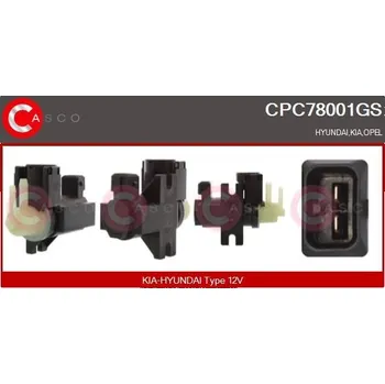 Ventil motoru Měnič tlaku, výfukový systém CASCO CPC78001GS
