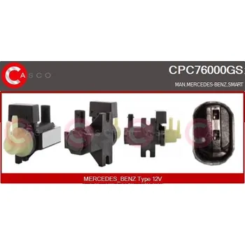 Ventil motoru Měnič tlaku, výfukový systém CASCO CPC76000GS