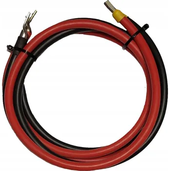 elektrický kabel Elektrický kabel 150 cm LGY 1 x 35mm s očkem M10 pro akumulátory a měniče