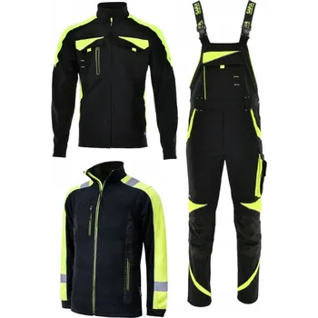 Pracovní obuv PRACOVNÍ ZAHRADNICKÉ KALHOTY S LACLEM BOZP SOUPRAVA KALHOTY MIKINA FLEECE PRO PRÁCI VELIKOST 52