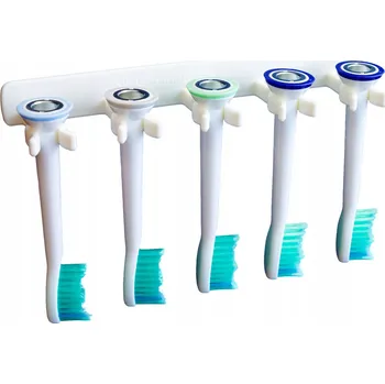 Věšák Držák / Věšák na 5 nástavců kartáčků Sonicare