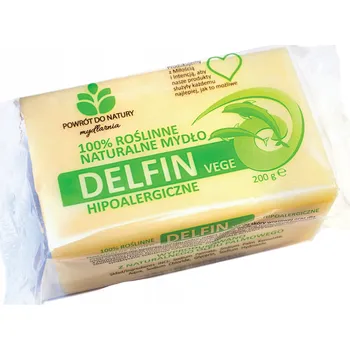 Mýdlo Přírodní mýdlo v kostce Delfin, rostlinné, hypoalergenní, 200 g