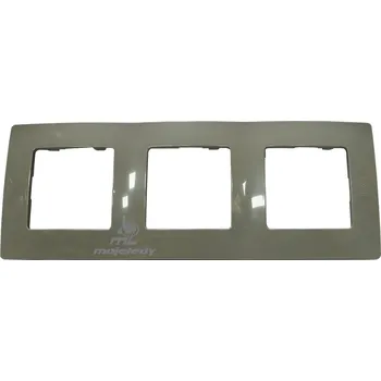 Elektrická zásuvka Elektrická nástěnná lišta MojeLedy šedá