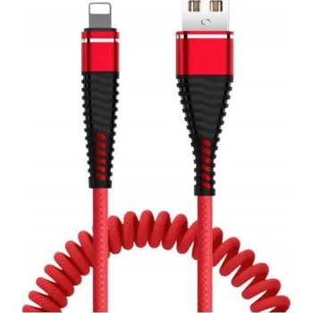 Datový kabel Kabel Interlook USB typ C - Apple Lightning 1 m červený