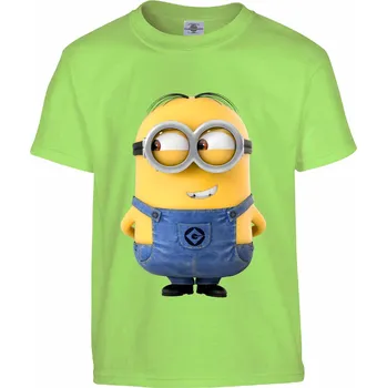 Pánské tričko Tričko Mimoň Bob | Já padouch Druh: Dětské, Barva: Světle Zelená, Velikost: 158-XL