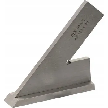 Úhloměr Úhelník ostrý 45 stupňů 250 x 160 MKSc se základnou
