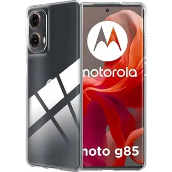 Pouzdro na mobilní telefon TENKÉ SILIKONOVÉ GUMOVÉ POUZDRO PRO MOTOROLA MOTO G85 5G + SKLO