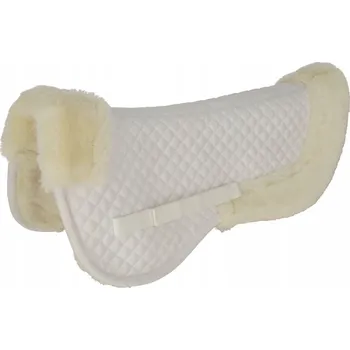 Podsedlová dečka s umělou kožešinou, bílá, vel. Pony, Covalliero