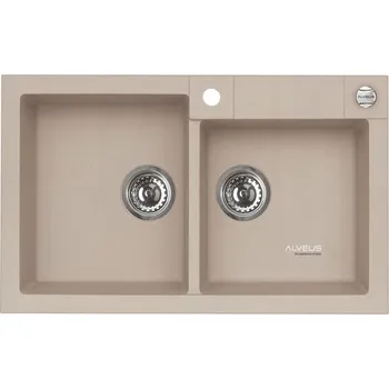 Granitový dřez Dvoukomorový granitový dřez Alveus 1