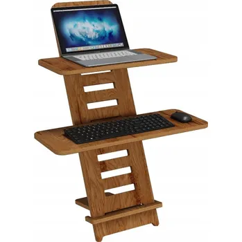 Vysoký impregnovaný stojan | Stůl pro práci ve stoje | Podložka pod notebook