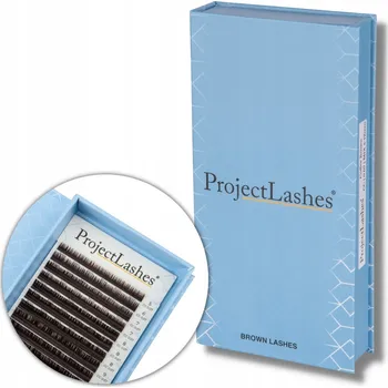 Péče o řasy a obočí Umělé řasy pro prodlužování Project Lashes M 0,10 5-13mm Hnědé ESPRESSO