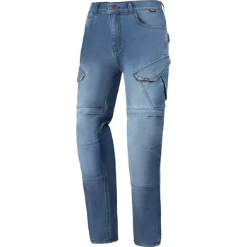 Moto kalhoty Rifle na motorku SECA Squadron modré XL