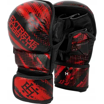 Rukavice Rukavice Extreme Hobby MMA Rukavice CORE RED TRÉNINK XL ČERVENÉ XL