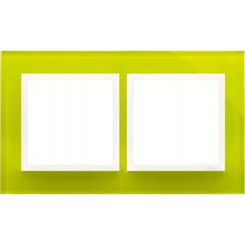 vypínač Dvojitý Rámeček Kontakt-simon zlatý