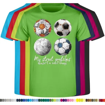 Chlapecké tričko detske-levne-bavlnene-tricko-4-fotbalove-mice-vitezu Barva: Lime - limetková, velikost: 116