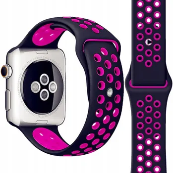 Příslušenství k chytrým hodinkám SILIKONOVÝ ŘEMÍNEK PRO APPLE WATCH 1 2 3 4 5 6 7 8 SE 38mm 40mm 41mm
