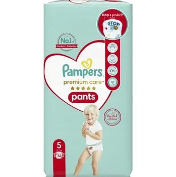 Plenkové kalhoty Plenkové Kalhotky Pampers Premium Care Velikost 5 52 ks