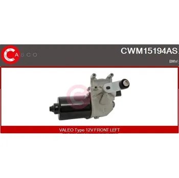 Motorek stěrače a odstřikovače Motor stěračů CASCO CWM15194AS