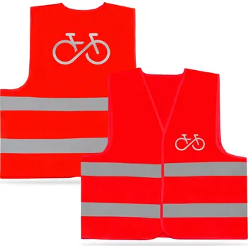Cyklistická vesta Cyklistická vesta Odblaskowo XL červená