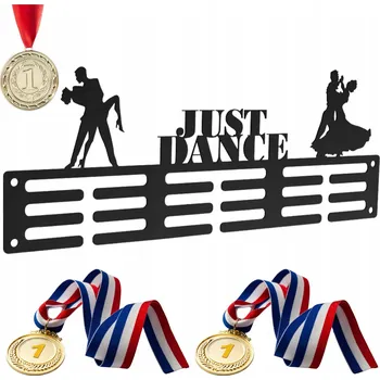 Věšák Organizér Držák na medaile Věšák DŘEVĚNÝ Just Dance Společenský tanec