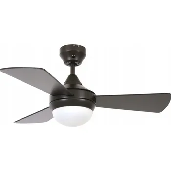Domácí ventilátor Stropní ventilátor Airlie Hugger, hnědý - 91 cm | Dálkové ovládání s časovačem, světlo
