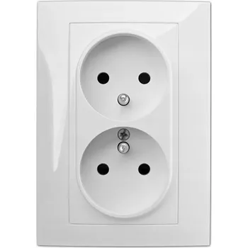 Elektrická zásuvka Elektrická Zásuvka nástěnná Elektro-Plast Nasielsk bílá