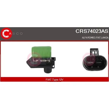 Auto elektroinstalace Předřazený odpor, elektromotor (ventilátor chladiče) CASCO CRS74023AS