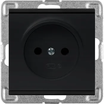 Elektrická zásuvka Elektrická Zásuvka nástěnná Polmark černá