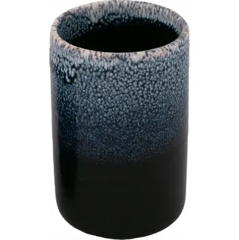 KERAMICKÝ kelímek do koupelny modrý 450 ml