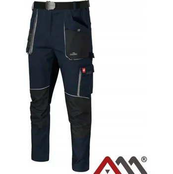 Pánské kalhoty Pracovní kalhoty do pasu CLASSIC Stretch Slim tmavě modro-černé, velikost 50