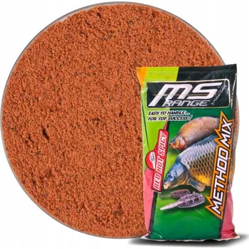 Návnadová surovina Návnada Ms Range 1 kg Method Mix Red