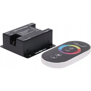 LED osvětlení Ovladač LED RGB Prescot 12-24V černý