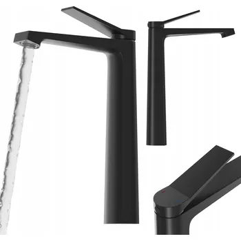 Vodovodní baterie Stojánková umyvadlová baterie Granitan SELVA černá