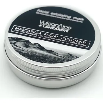 Pleťová maska EXFOLIAČNÍ MASKA NA OBLIČEJ S ALOE VERA A VULKANICKÝM POPÍLKEM Lanzarote