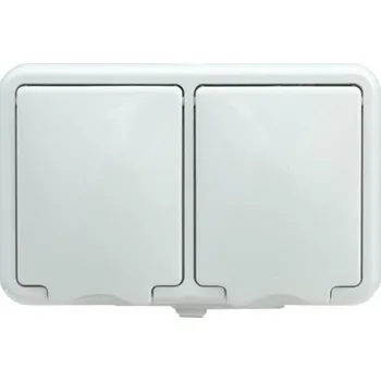 Elektrická zásuvka Elektrická Zásuvka hermetická KOS bílá