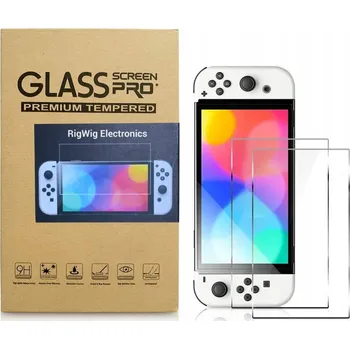 Herní konzole Tvrzené sklo pro konzoli Nintendo Switch OLED model 7 palců - 2 ks