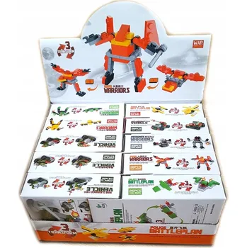 ostatní stavebnice Stavebnice 283 dílů 10 vozidel WARRIORS
