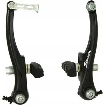 Brzda na kolo Brzdové čelisti Saccon V-brake černé pro 2 kola