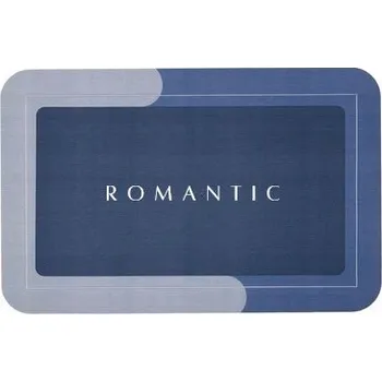 Koupelnová předložka KOUPELNOVÁ PŘEDLOŽKA MODRÁ OBDÉLNÍKOVÁ ROHOŽKA DO KOUPELNY 1 ks