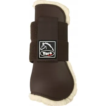 Moto oblečení Chrániče York Comfort přední, hnědé, plné