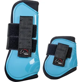 Koňské kamaše Kamaše set HKM 4ks, Pony - Modrá