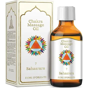 Masážní přípravek Masážní olej 7 Čakra Sahasrara 100ml Sabatini