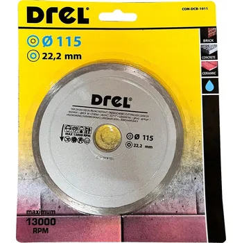 Řezný kotouč DIAMANTOVÝ KOTOUČ NA MOKRO PLNÝ 115 mm