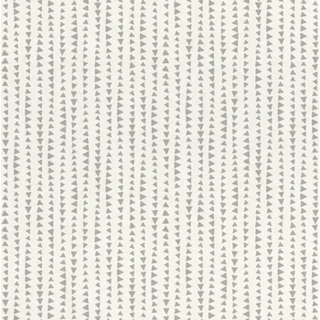 Tapeta Tapeta na zeď bílá s drobnými šedými trojúhelníky