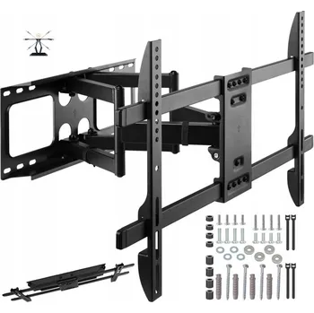 Televizní držák OTOČNÝ DRŽÁK NA ZEĎ PRO TELEVIZOR 86 PALCŮ LG s nastavením