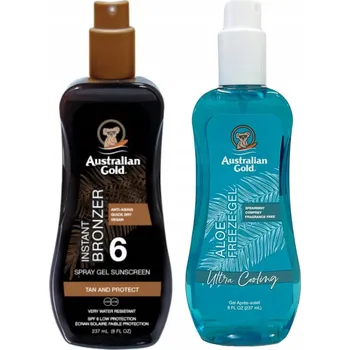 Přípravek na opalování Australian Gold Opalovací sprej SPF6 + Aloe Freeze