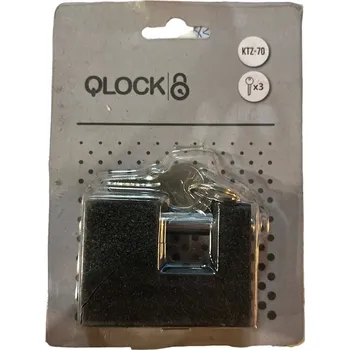 Visací zámek Visací zámek na klíč QLOCK