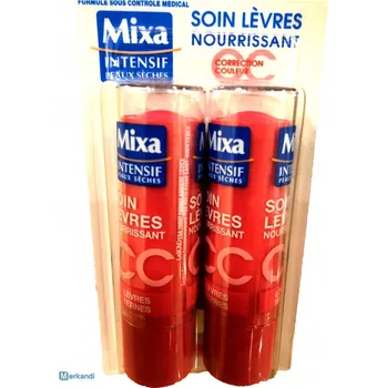 Péče o rty Mixa Tónované balzámy na rty Višeň 2 ks